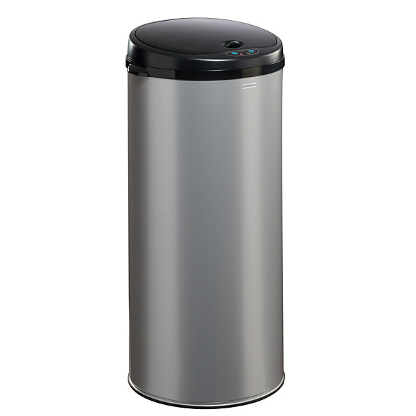 ROSSIGNOL Poubelle a ouverture automatique - 45l - sensitive - gris metal