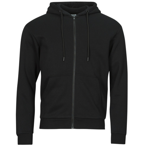 Jack & Jones - JJEBRADLEY SWEAT ZIP HOOD - Noir