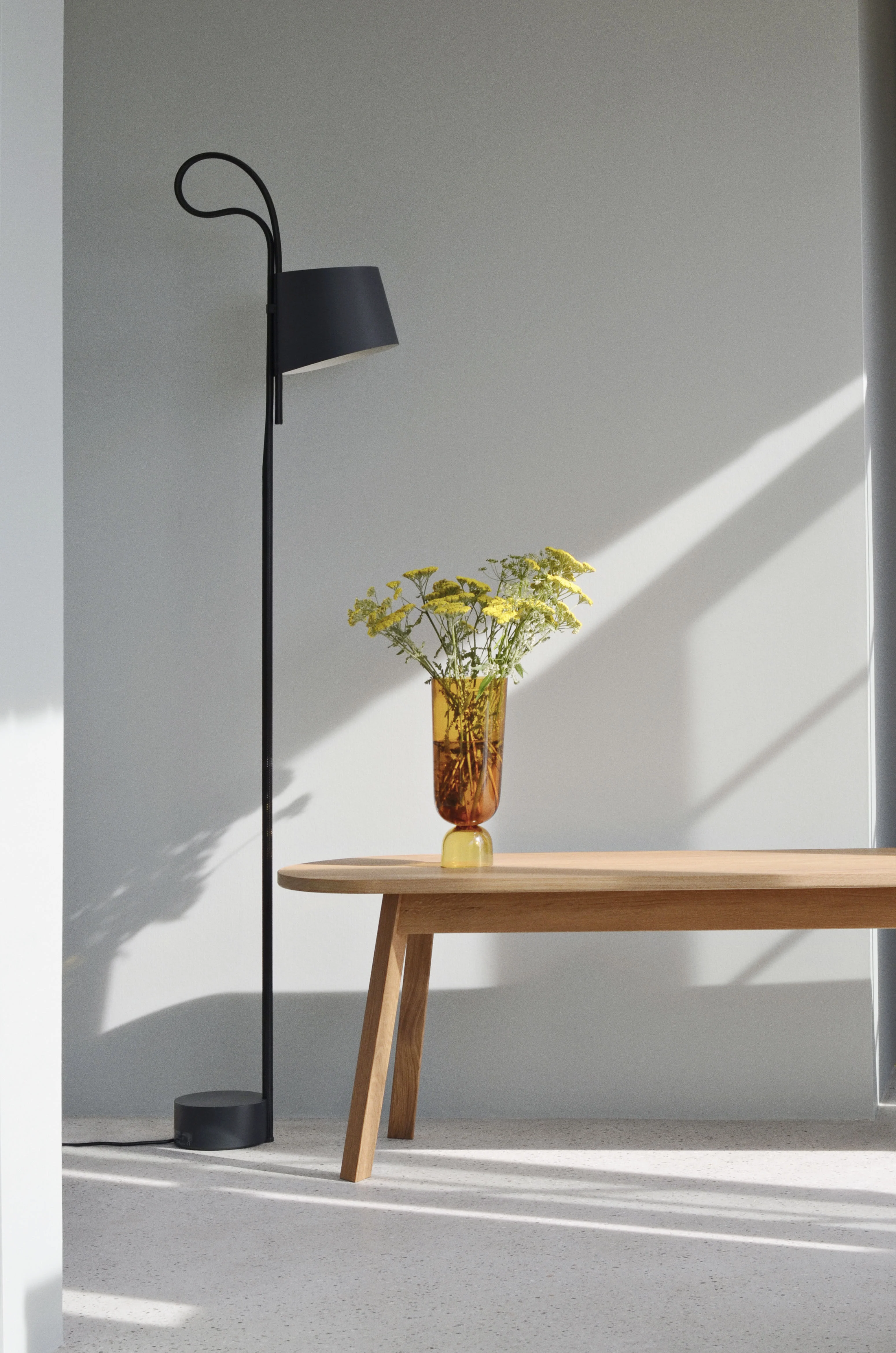 BOTTOMS UP - Vase verre | Orange