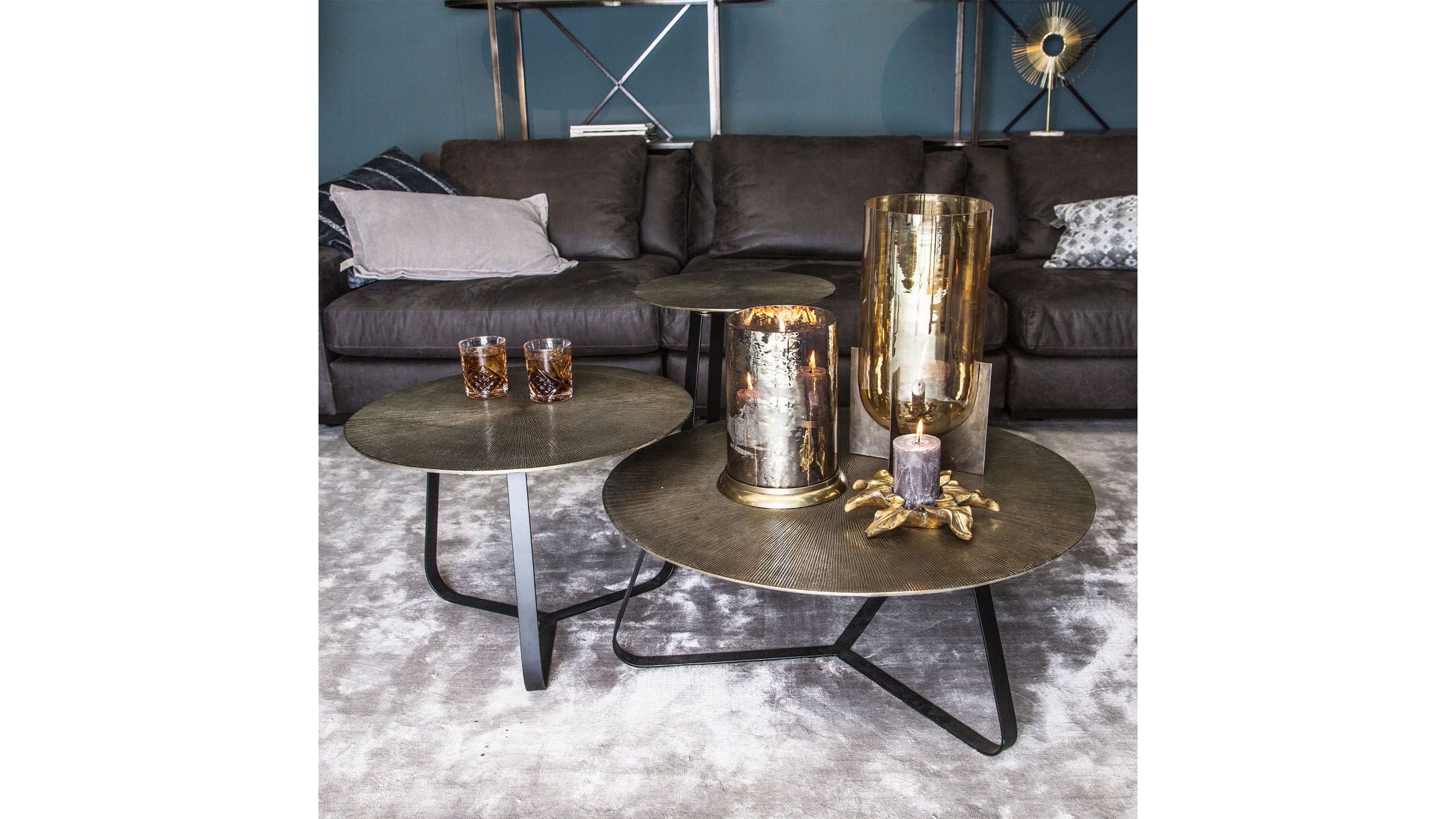 Bijzettafel Gold M 697334 Kae ⌀59  x H41 cm