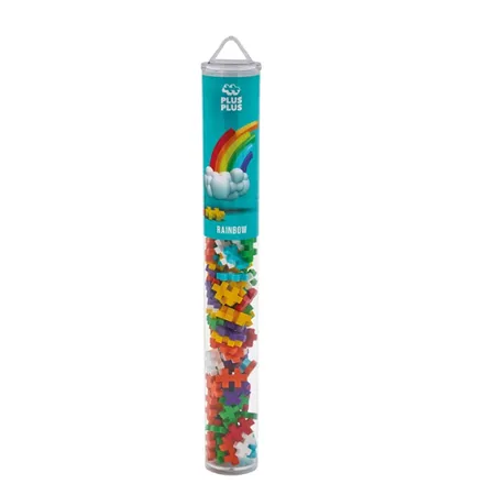 Plus-Plus Kreativ Bausteine Regenbogen, 100 Teile