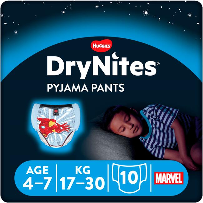 DryNites Disney Luierbroekjes Jongens 4 Tot 7 Jaar (17 - 30 kg) 10 stuks
