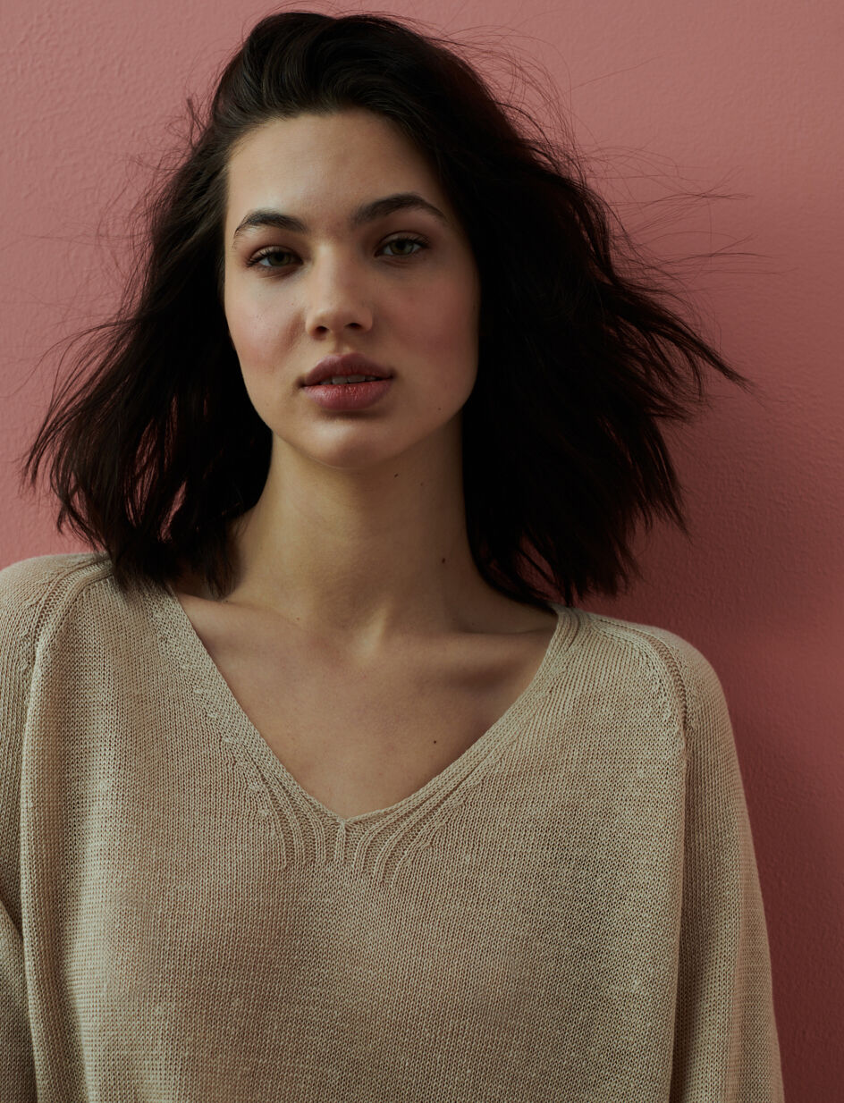 Pull - beige