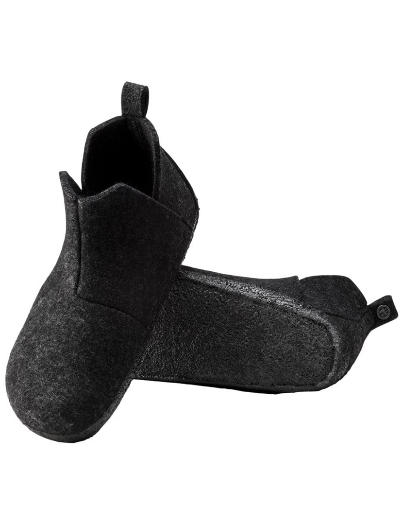 Women's Black Boot Slippers