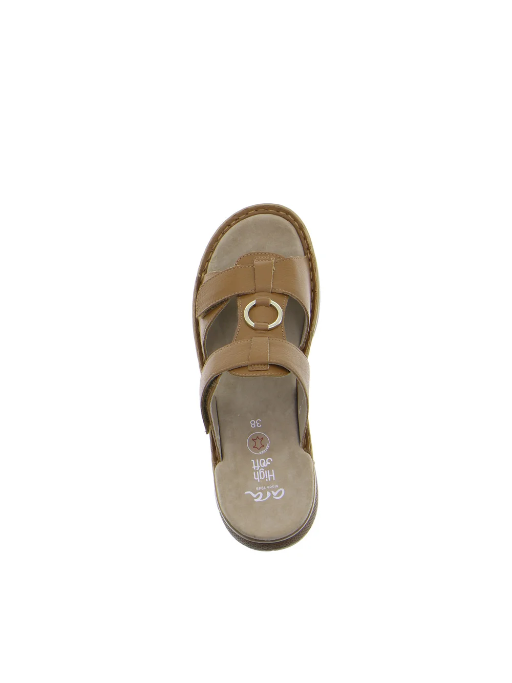 Pantolette Hawaii cognac