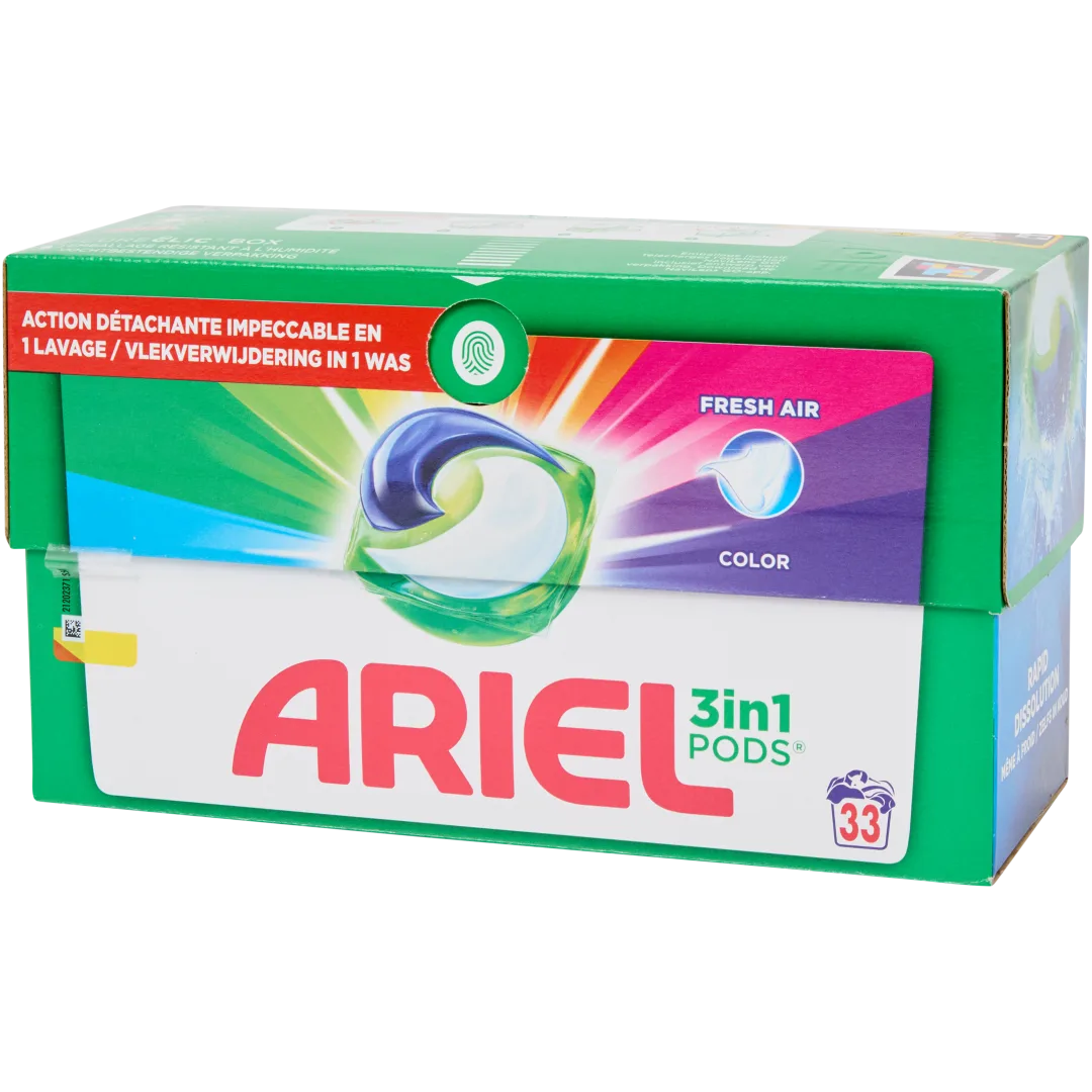 Capsules de lessive 3-en-1 Ariel Fresh Air Color