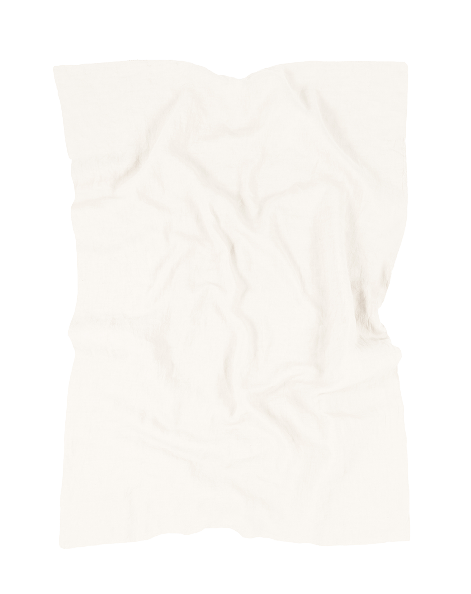 Housse de couette enfant l1n0en lin français et coton bio lavés | Blanc
