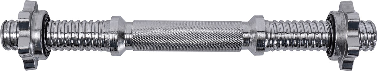 Miweba Sports Kurzhantelstange KH100, Sternverschluss, 35cm, Ø30mm, bis 40 kg, Stahl, 2er-Set (2 Stück)