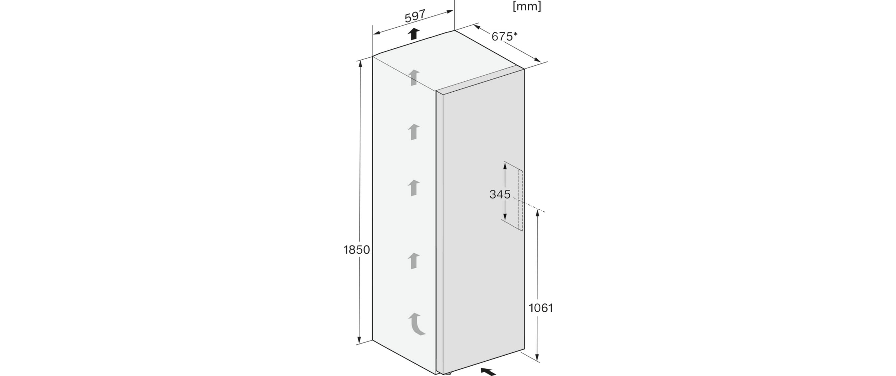 Gefrierschrank FNS 4382 D Links<br>Freistehender Gefrierschrank