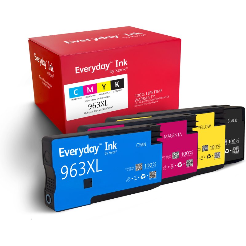 Encre Everyday™ Multipack de Xerox compatible avec HP HP963XL (HP963XL MULTIPACK), Grande capacité