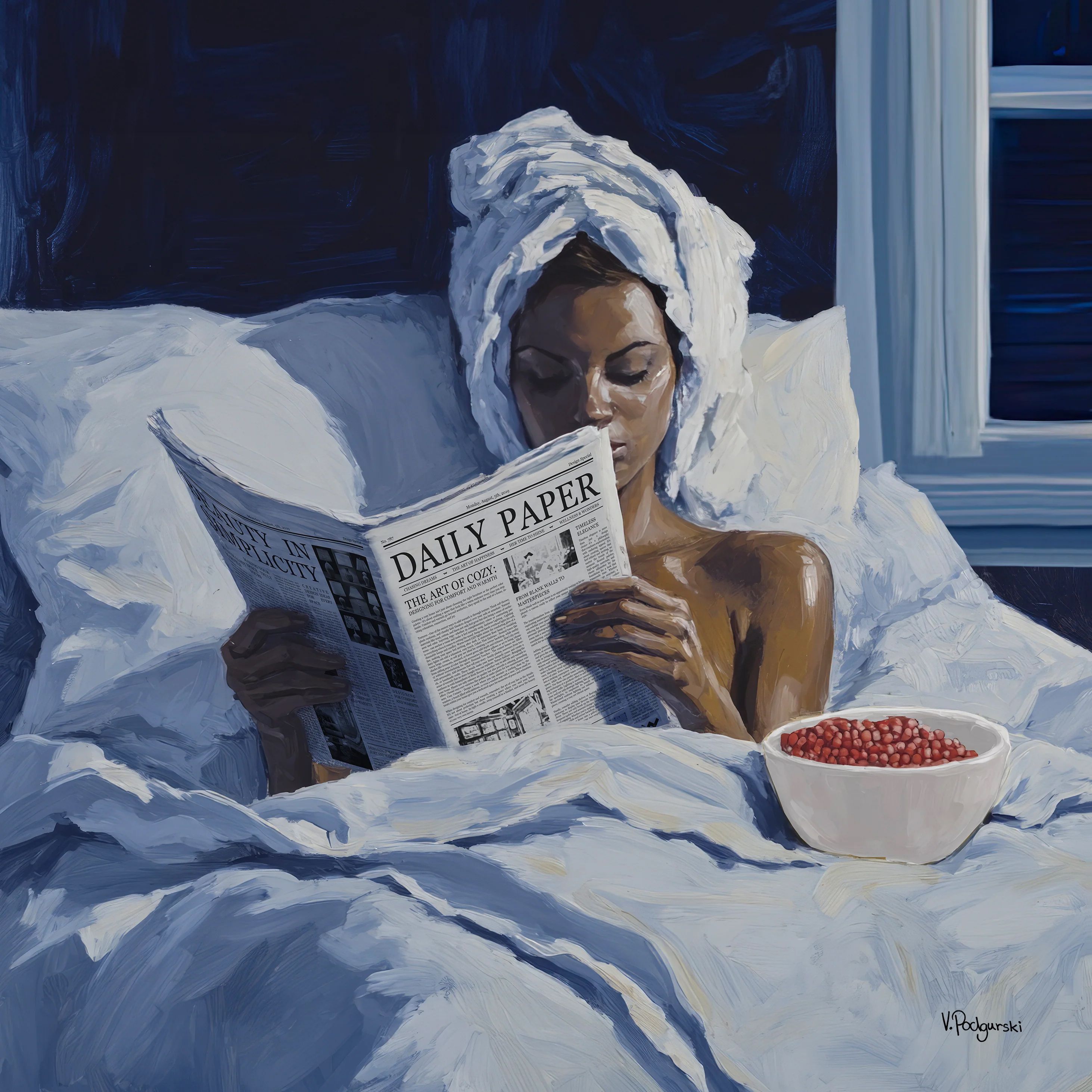 Schilderij Morning Indulgence