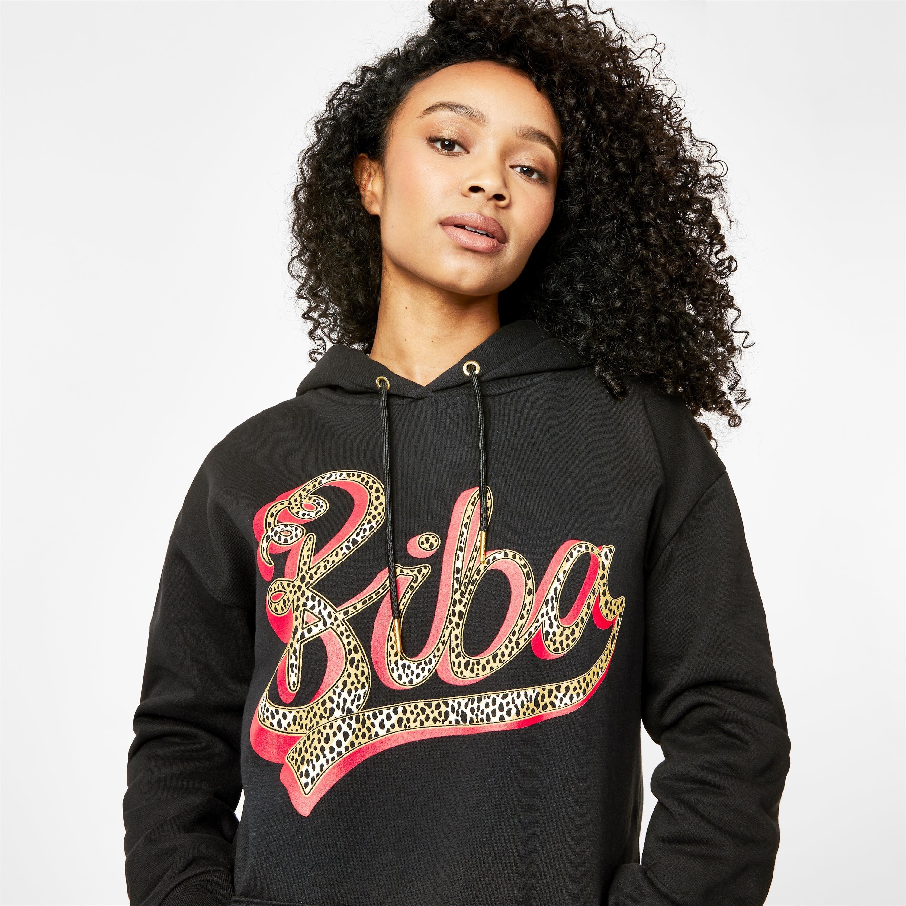 Biba Leopard Logo Hoodie