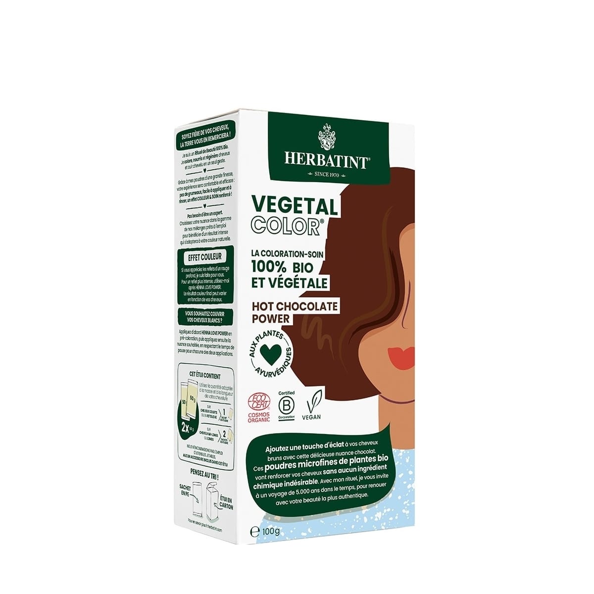 Herbatint Vegetal Color Coloration-Soin 100% Bio et Végétale