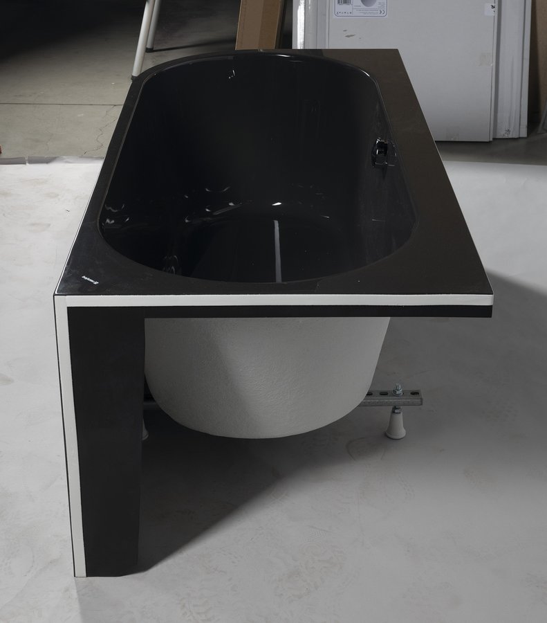 Polysan Astra hoekbad rechts 160x75x60cm grijs