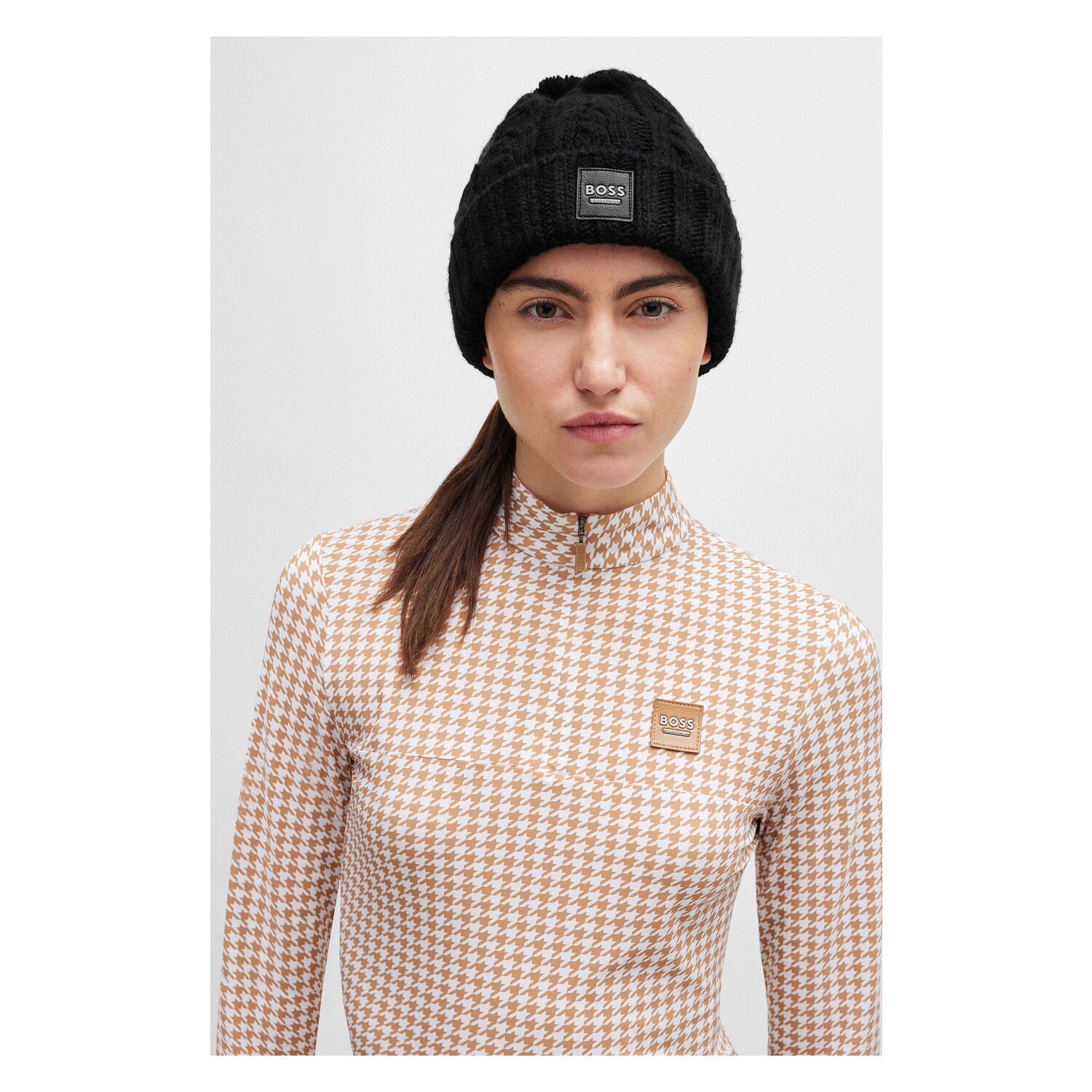 BOSS EQUESTRIAN Beanie Bobble  - black - one size