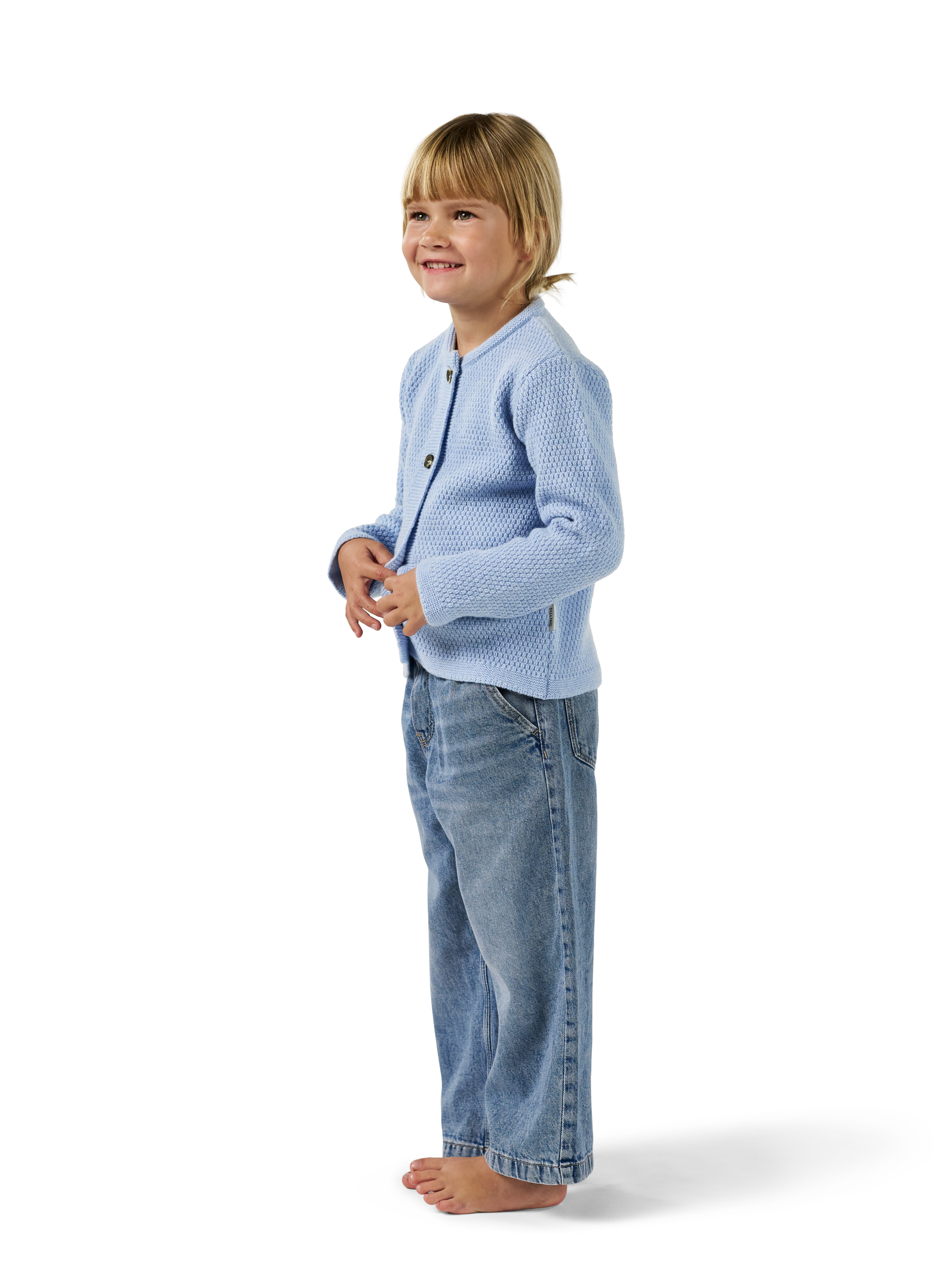 Cardigan in lamswol voor kinderen