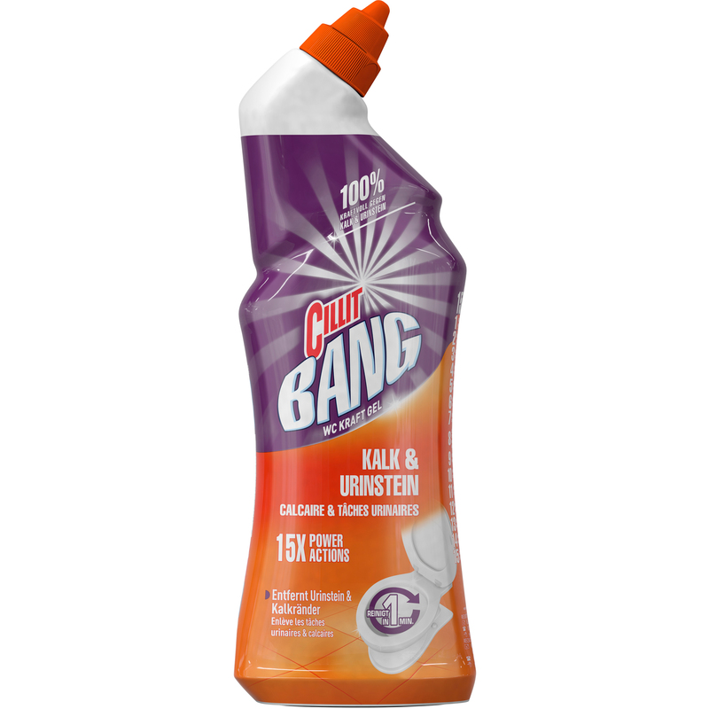 Cillit Bang WC-Reiniger Power Gel Kalk & Schmutz, 0.75 l