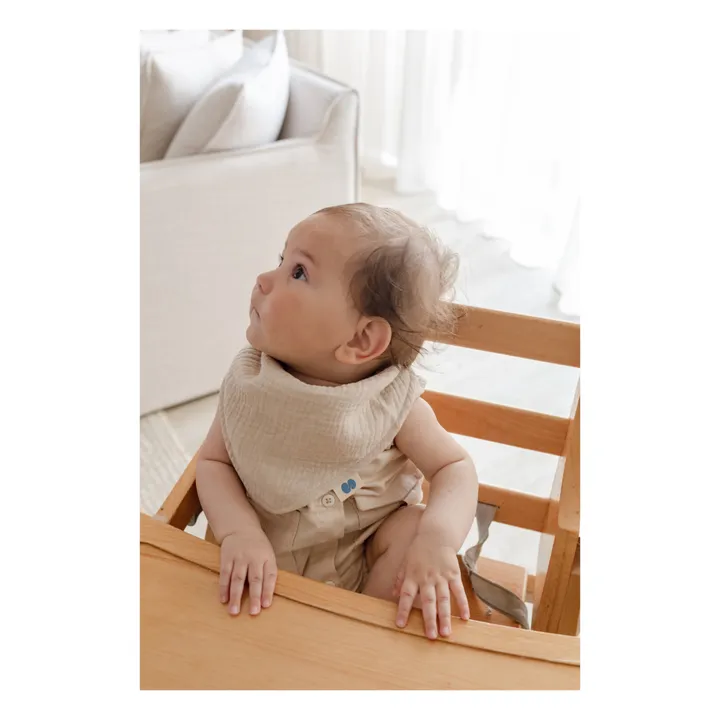 Soft Spot Bavoirs bandana en coton bio - Set de 3 | Seaside