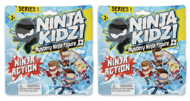 Ninja Kidz - 2x Ninja Action Mystery Figures S1 Ass Cdu (4501) (2 pcs)