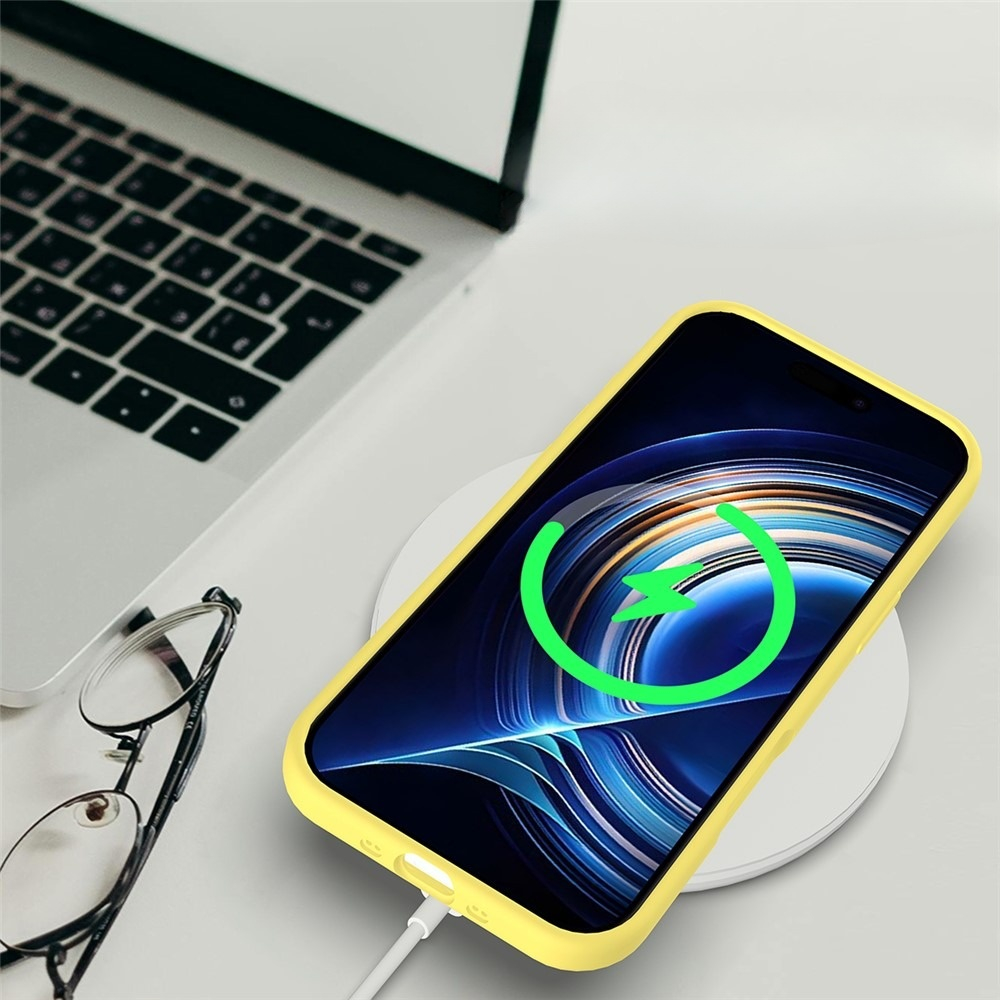 iPhone Air Silikon Case Hülle - Gelb