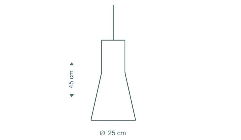 Secto Design Secto 4201 hanglamp Ø25 zwart