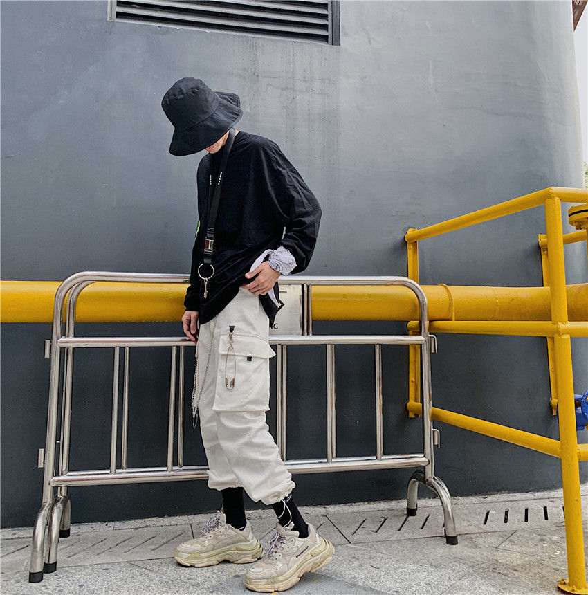 Chisan - Bijpassende cropped cargo harembroek voor koppels
