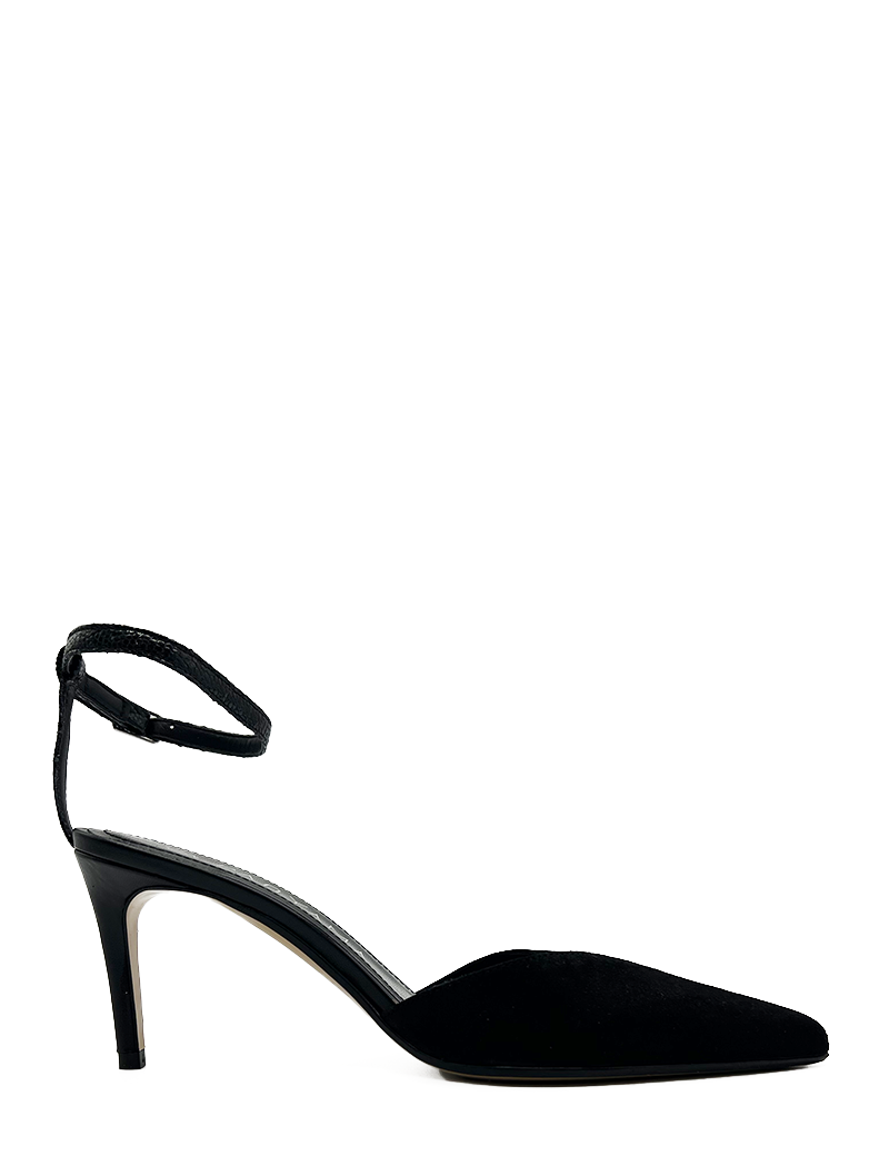 PAOYAMA ESCARPINS 7CM À BRIDE NOIR