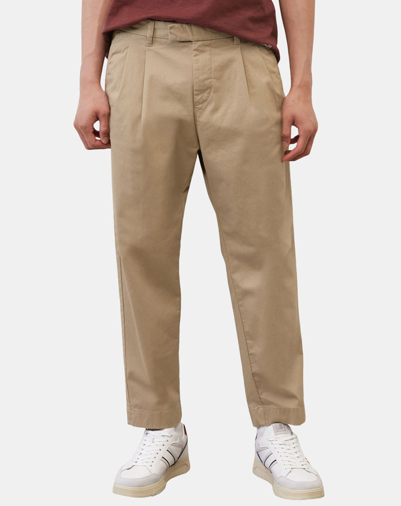 Marc O'Polo Pantalon Belsbo Pleats cropped