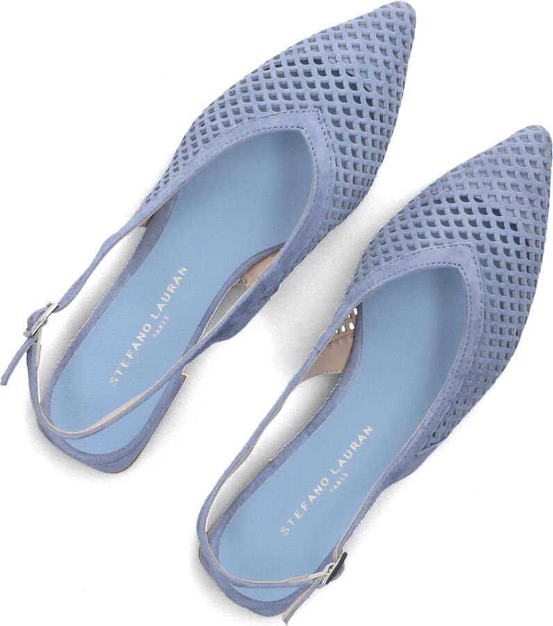 STEFANO LAURAN Slingbacks Dames Genny Maat: 39 Materiaal: Suède Kleur: Blauw