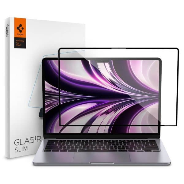 Spigen MacBook Air 13 M2 (A2681) Skærmbeskytter GLAS.tR Slim