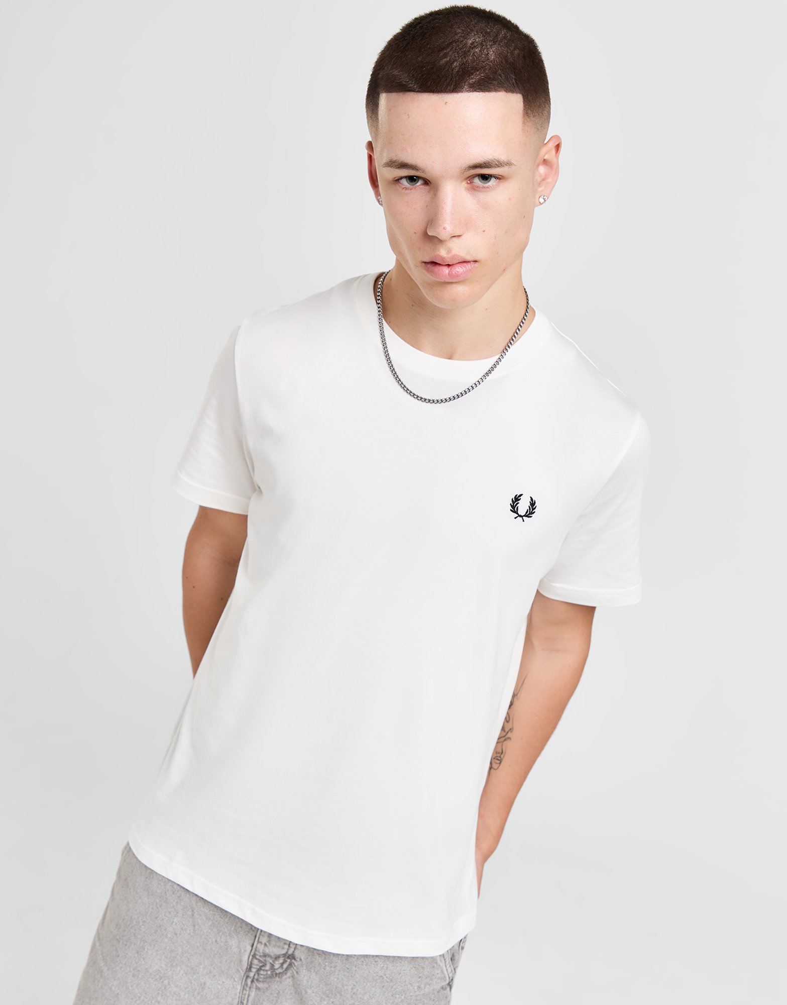 Fred Perry T-shirt Crewneck Homme