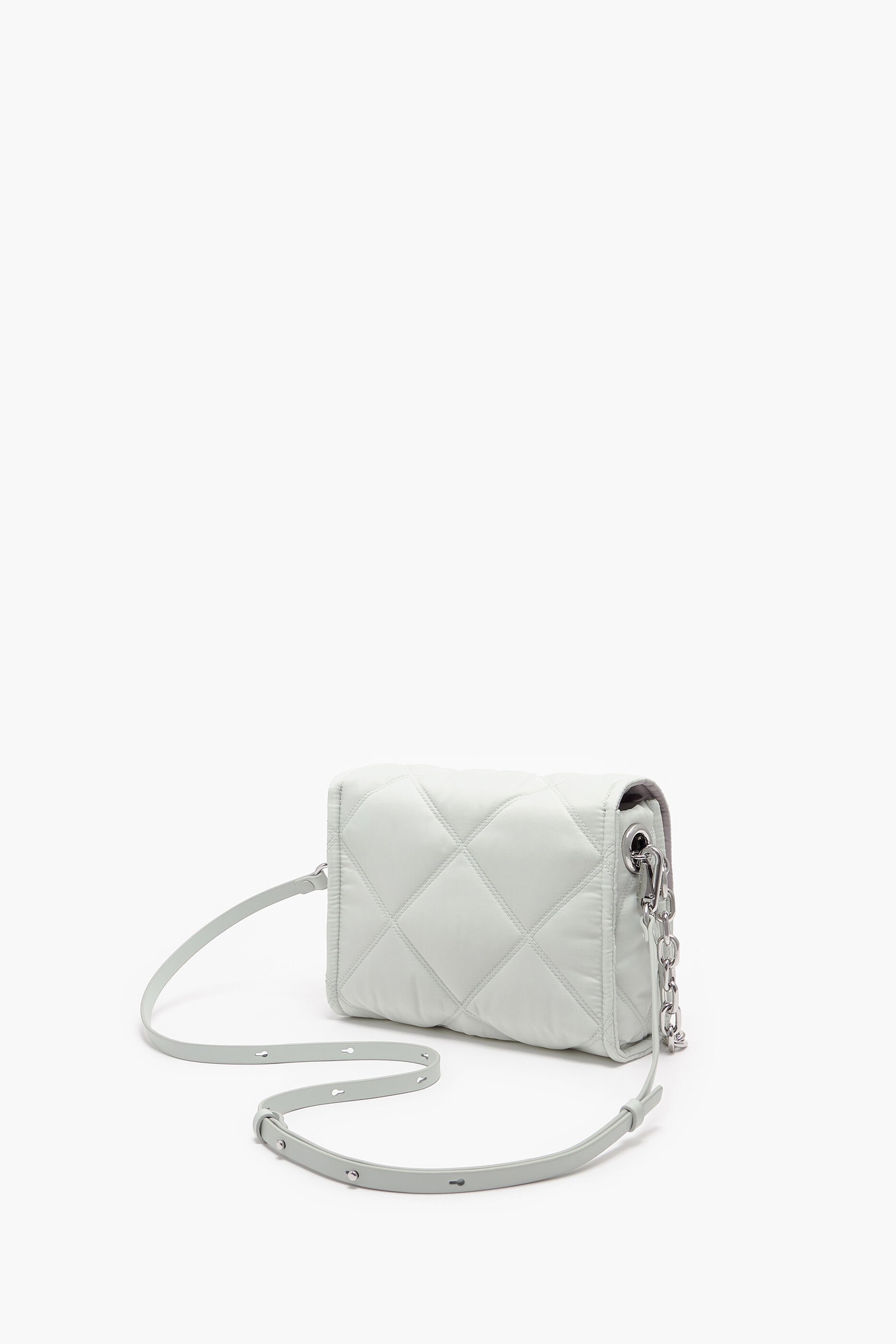 Bolsa de ombro tamanho M em nylon, cor sal marinho