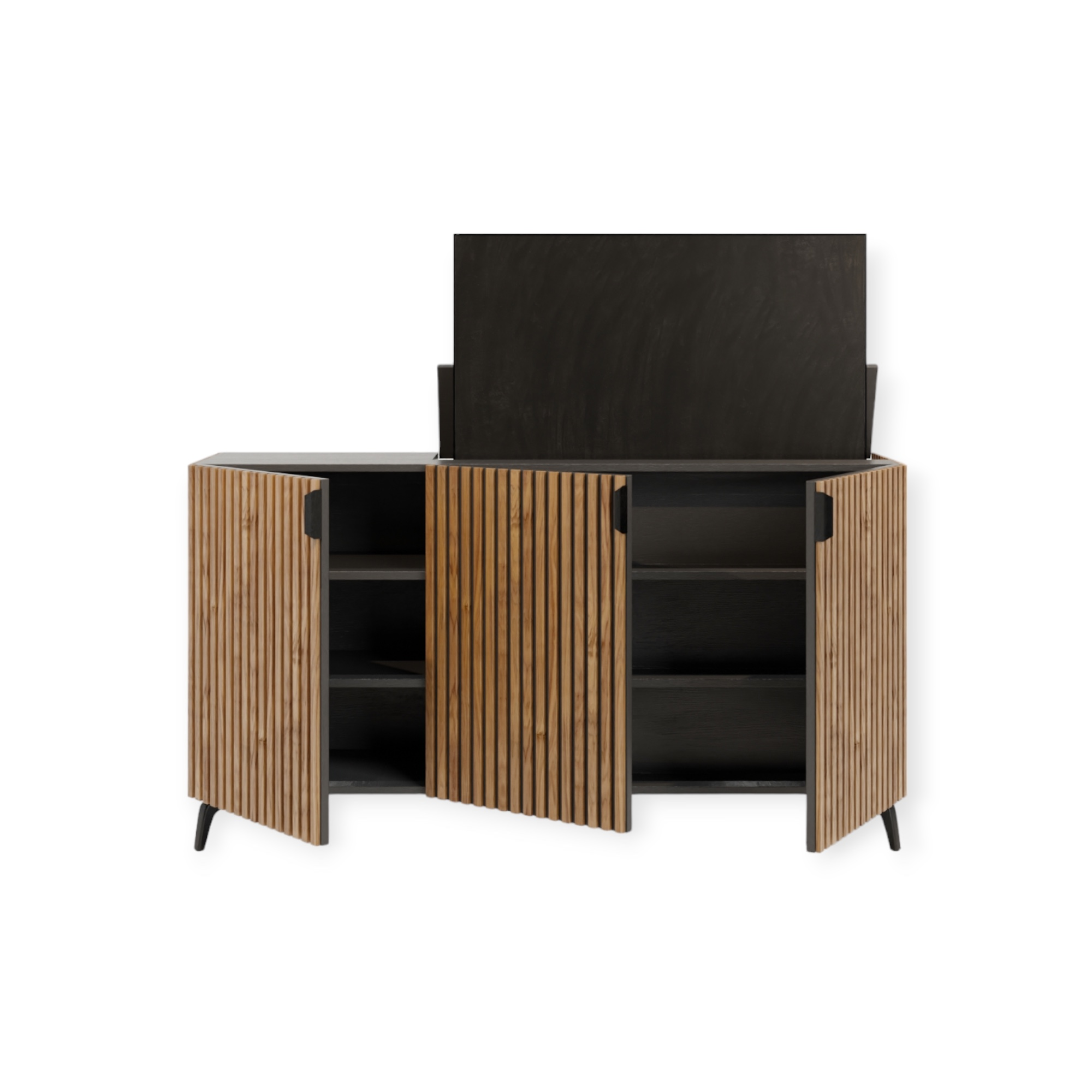 TV lift meubel Modern Latjes 43 inch 3 deurs