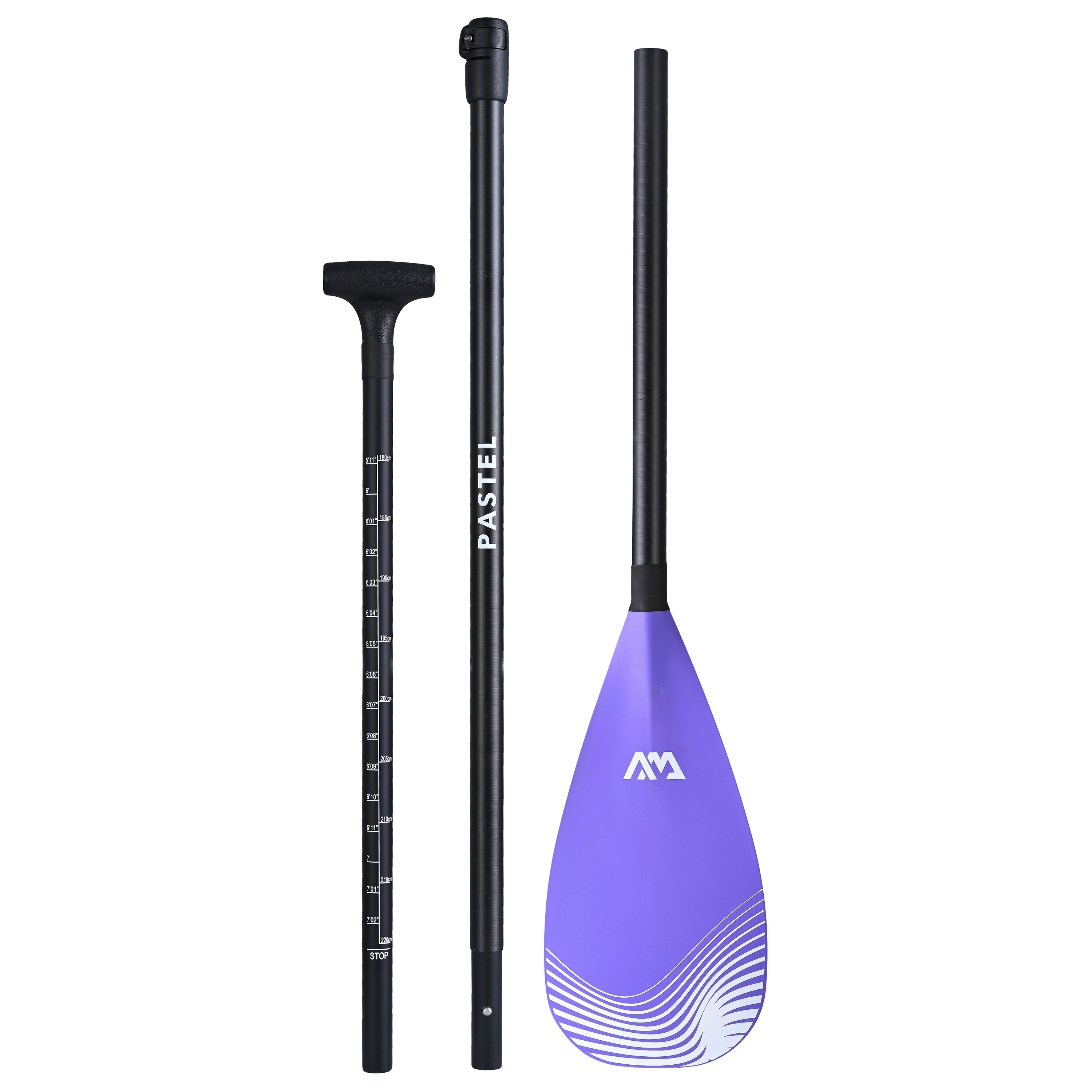 Paddel Fiberglas Carbon PASTEL lila
