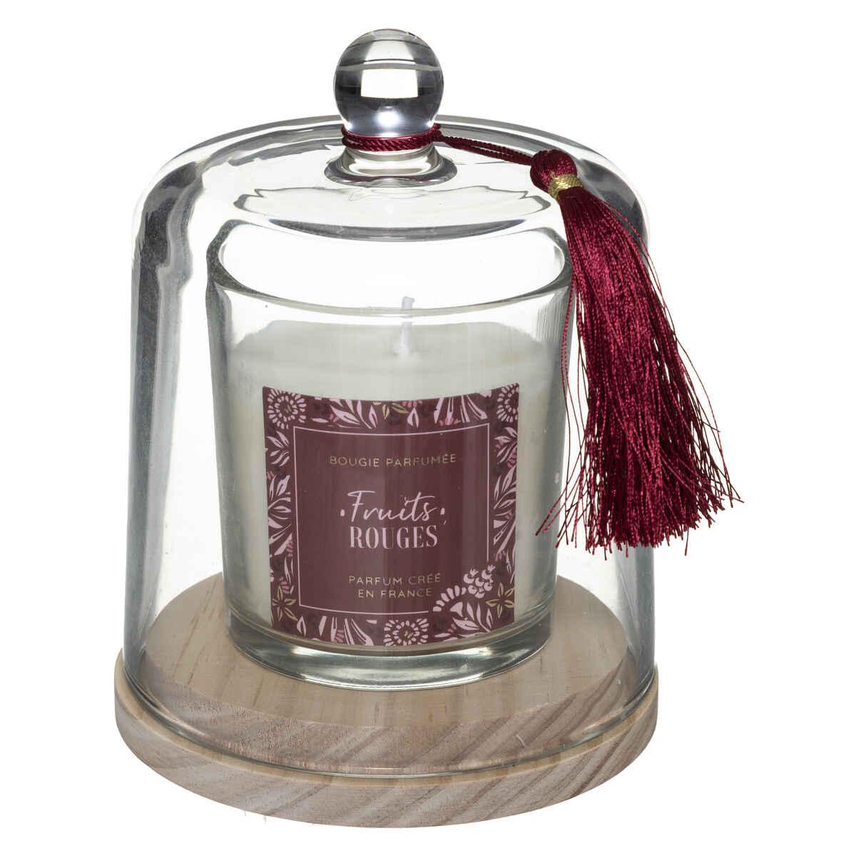 BOUGIE PARFUMEE CLOCHE FRUITS ROUGES LOLI 130G