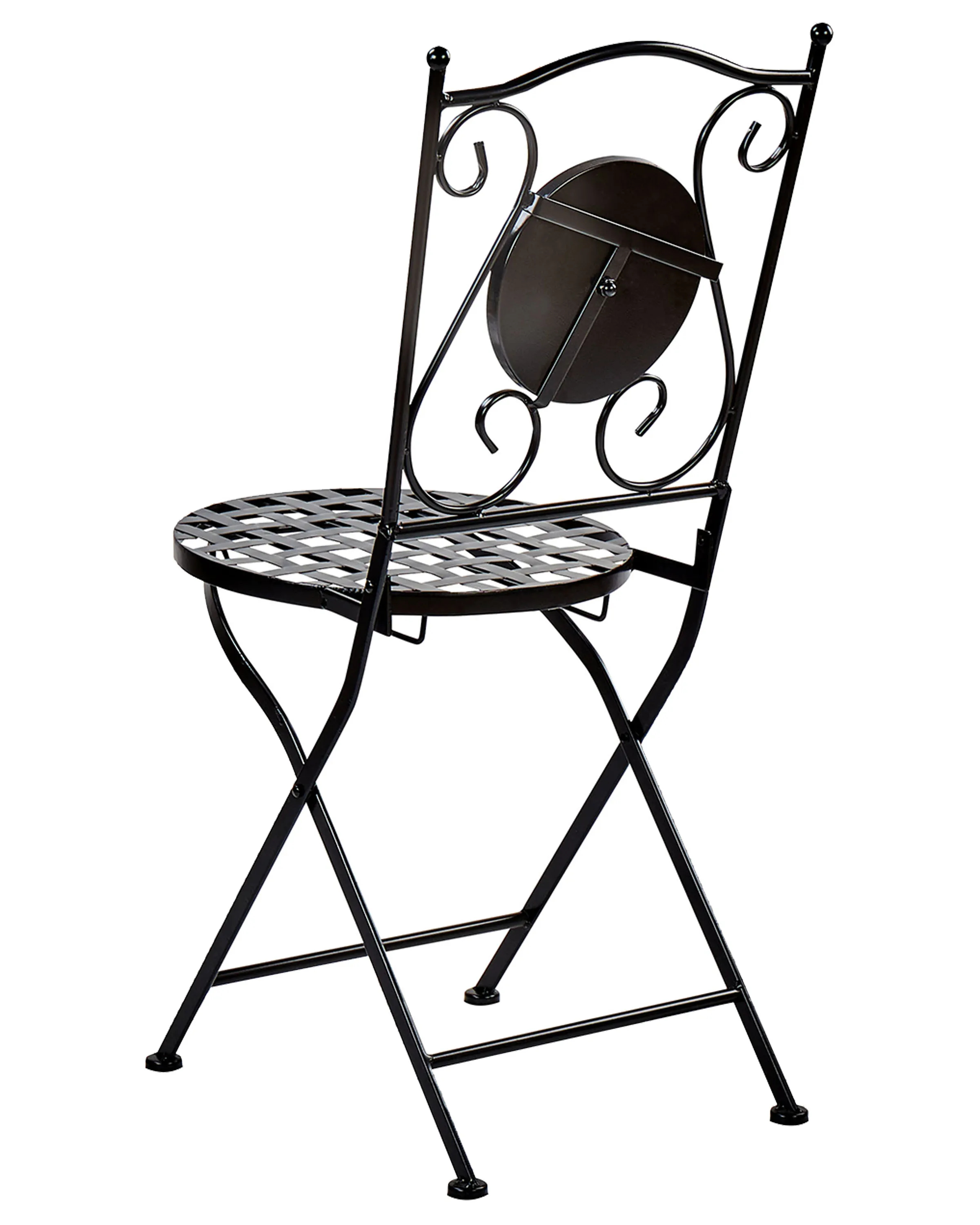 Set van 2 tuinstoelen CASARIO Metaal Zwart