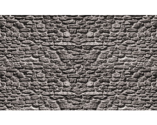 Vliesbehang 1930 VEXXL stenen muur grijs 3-delige set 312 x 219 cm
