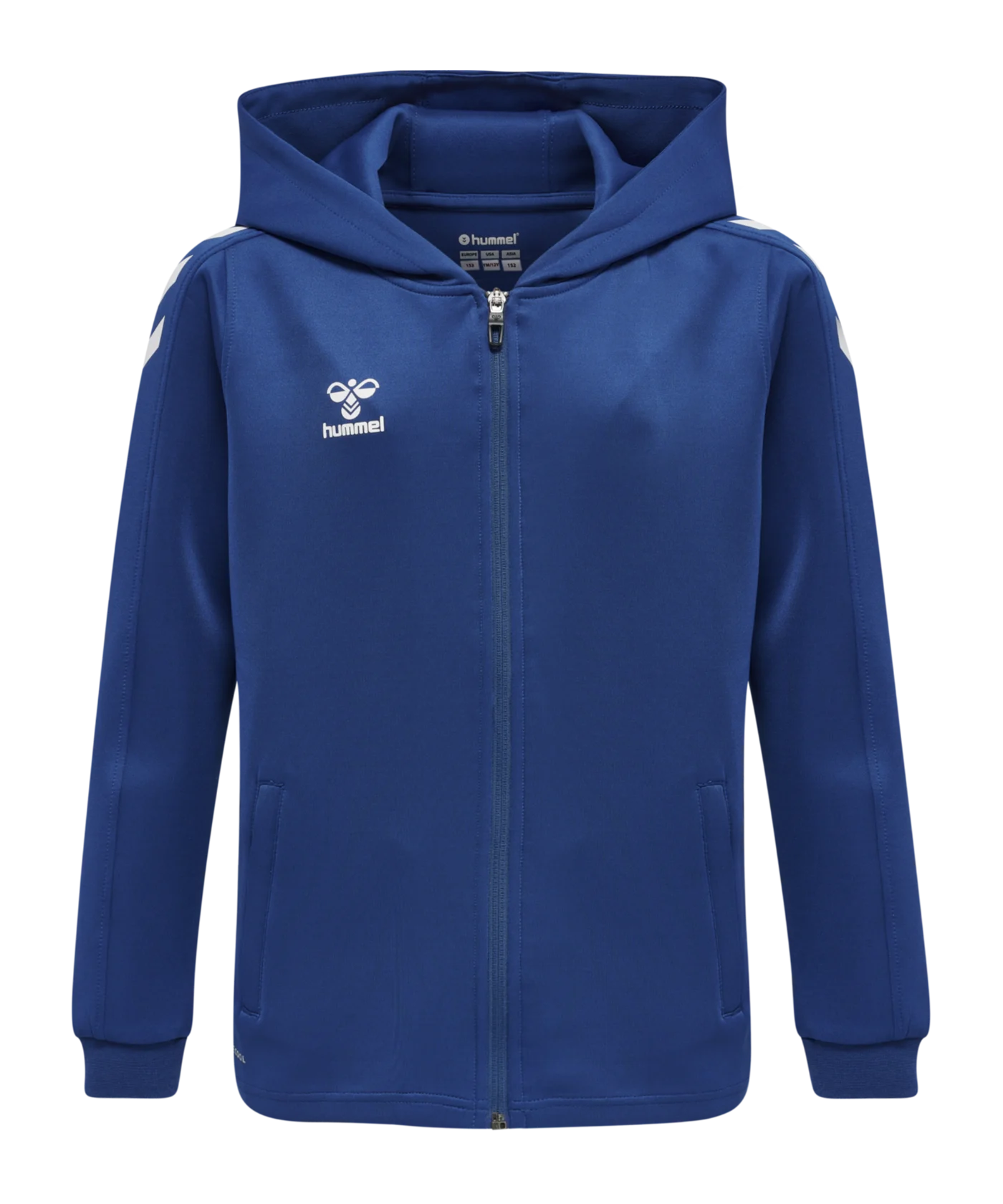 Hummel hmlCORE XK Kapuzenjacke Kids Blau F7045