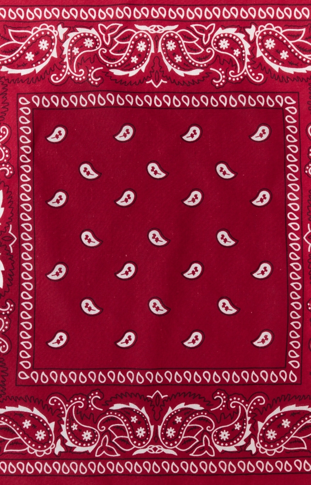 Bandana bordeauxrood