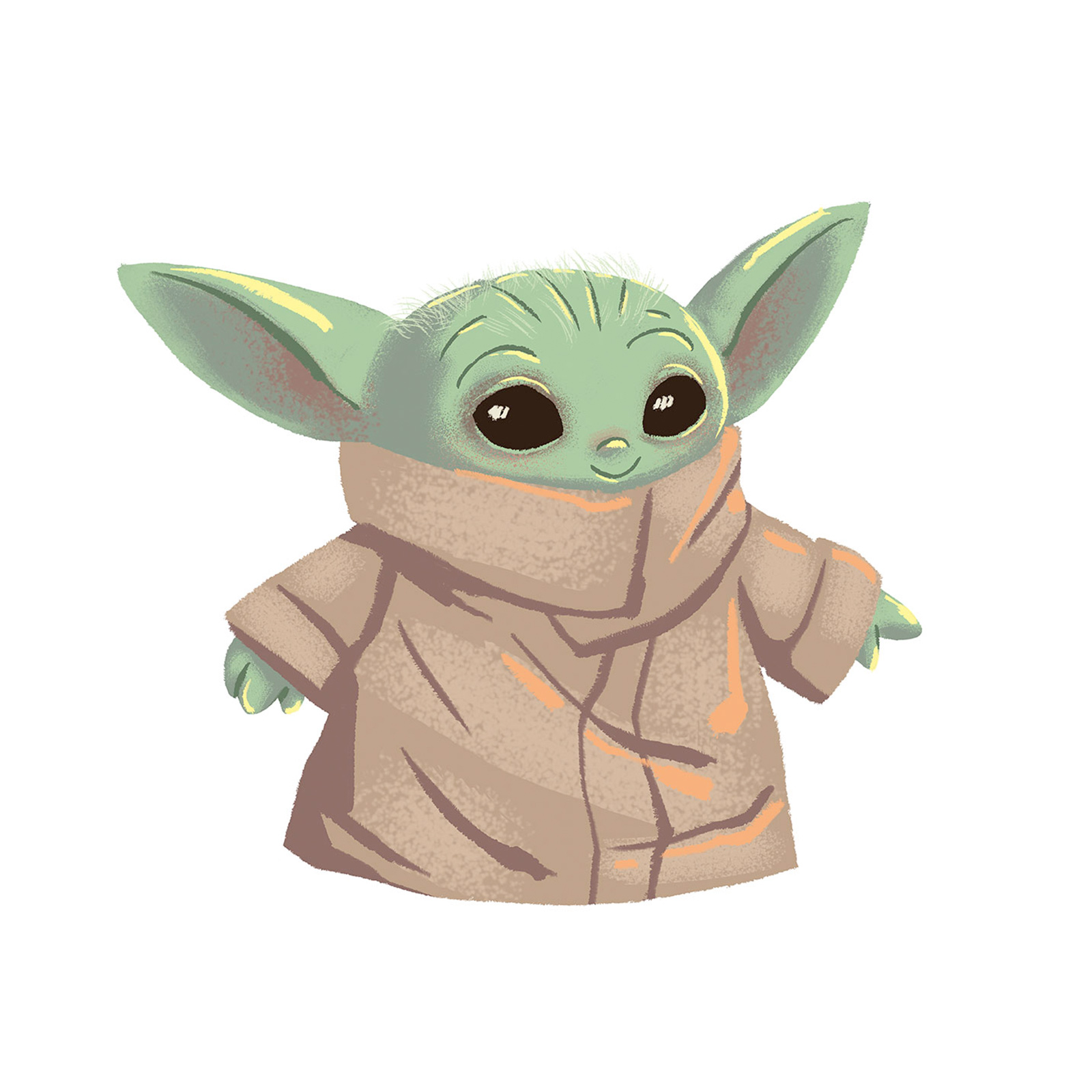 Wandbild MANDALORIAN THE CHILD CUTIE - 50x70 cm