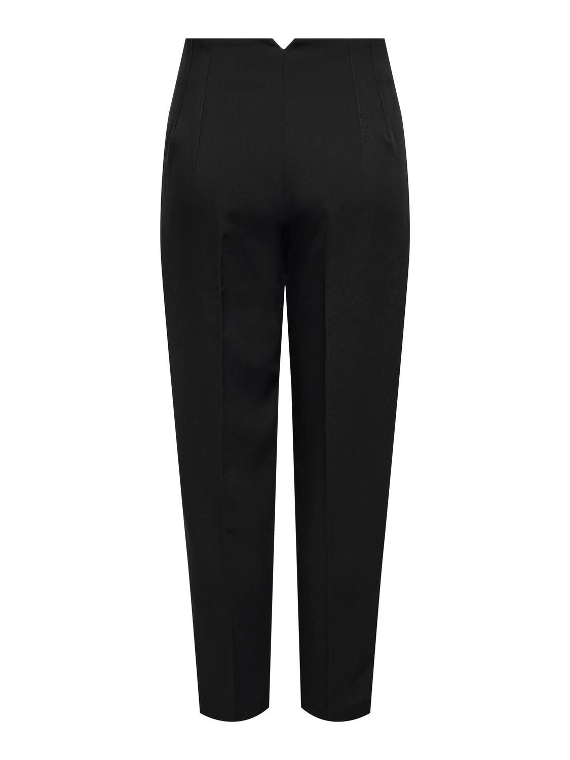 ONLRAVEN Hohe Taille Normal geschnitten Hose Black