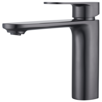 Atlantic wastafelkraan Iven gun metal