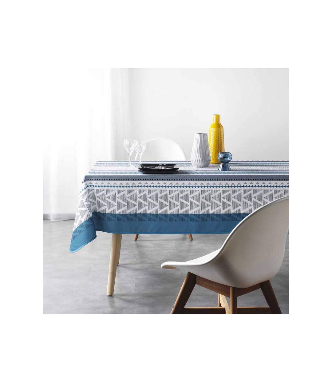 Nappe Antitache Pacome 150x240cm Bleu