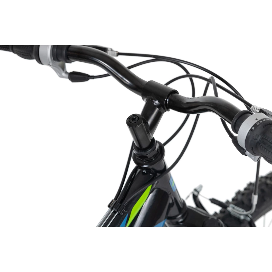 KS Cycling Kinder-Mountainbike 24'' Zodiac RH 38 cm Schwarz-Grün