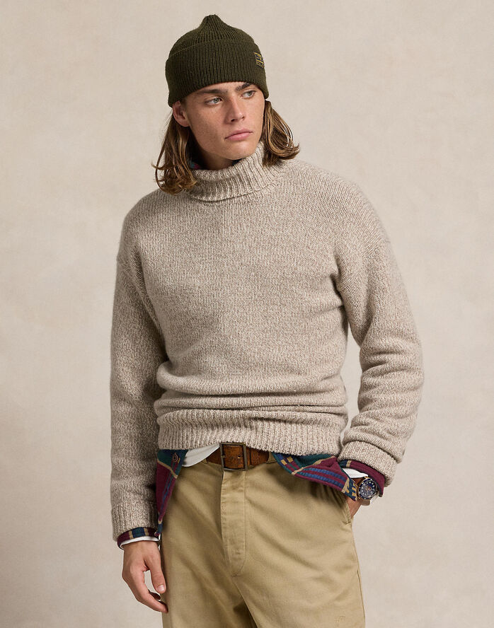 Polo Ralph Lauren 2/14 WOOL RWS/NYLON-LSL-PLO Oatmeal combo