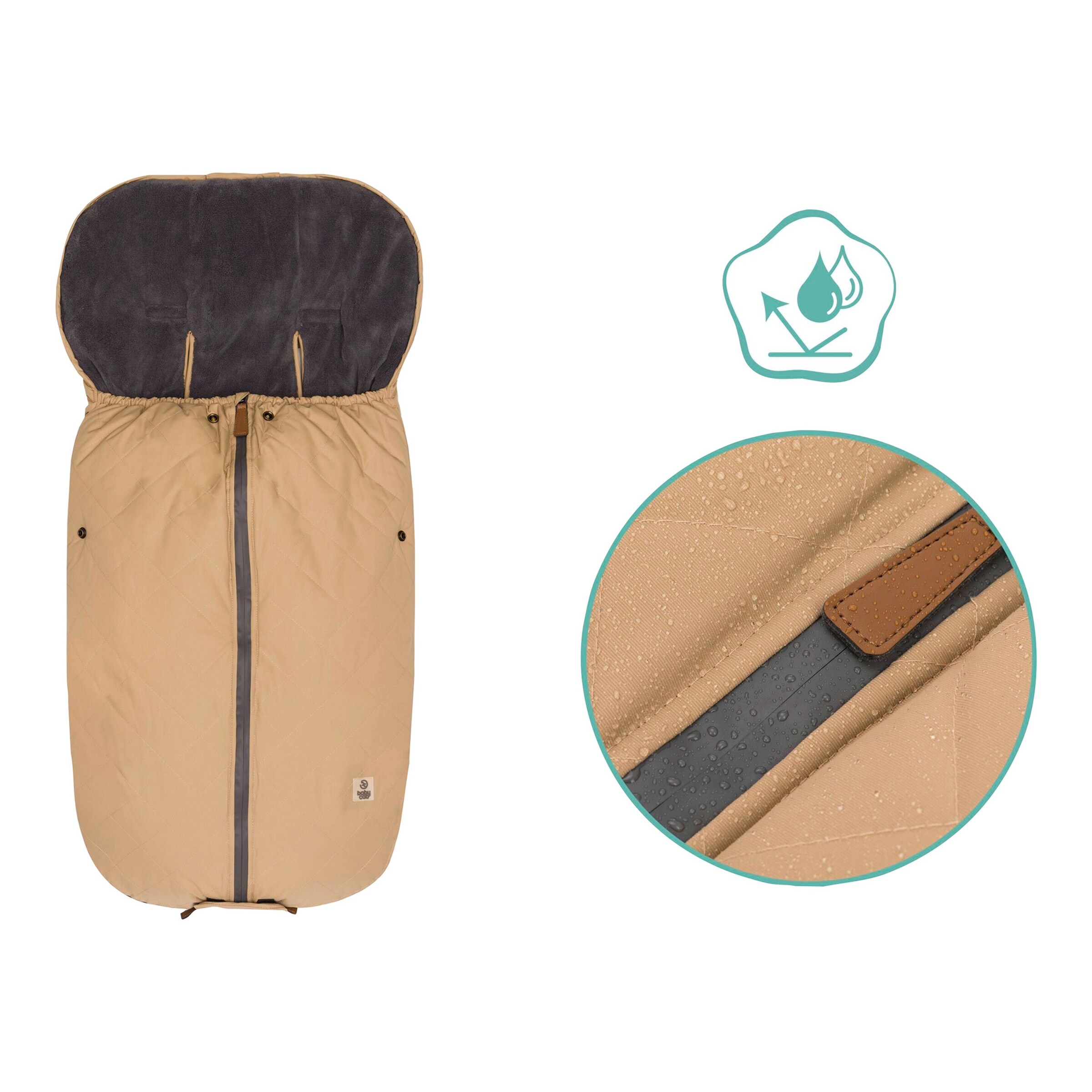 babycab Winterfußsack Mala cappuccino