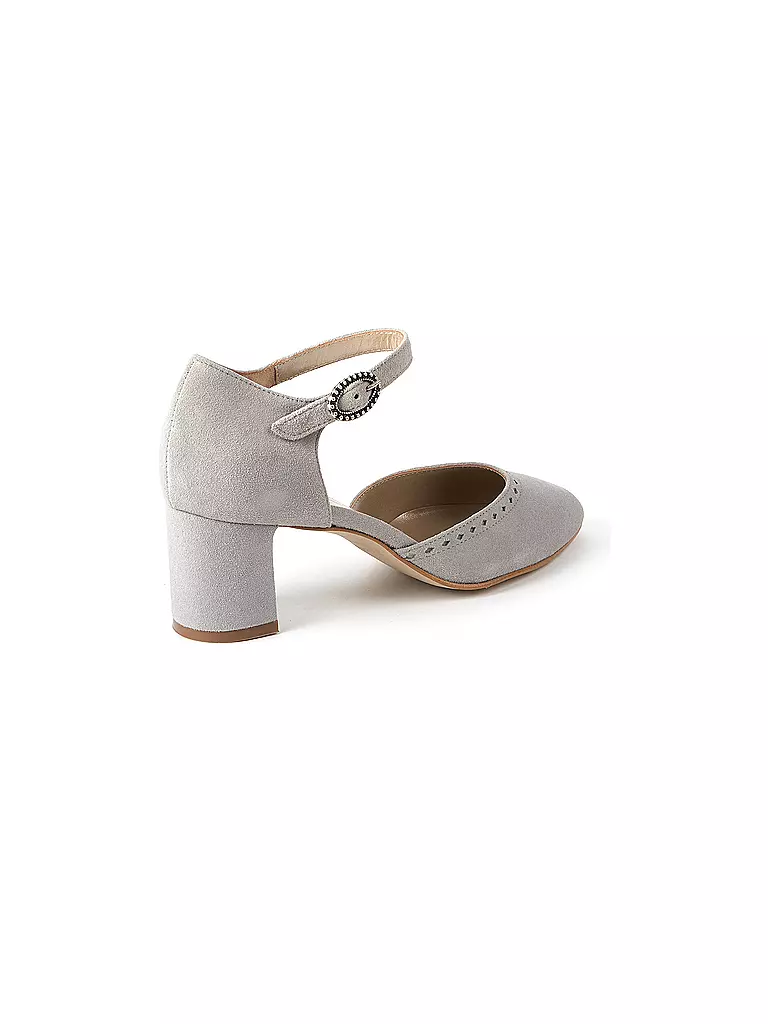 DIRNDL & BUA Trachtenschuhe - Pumps grau