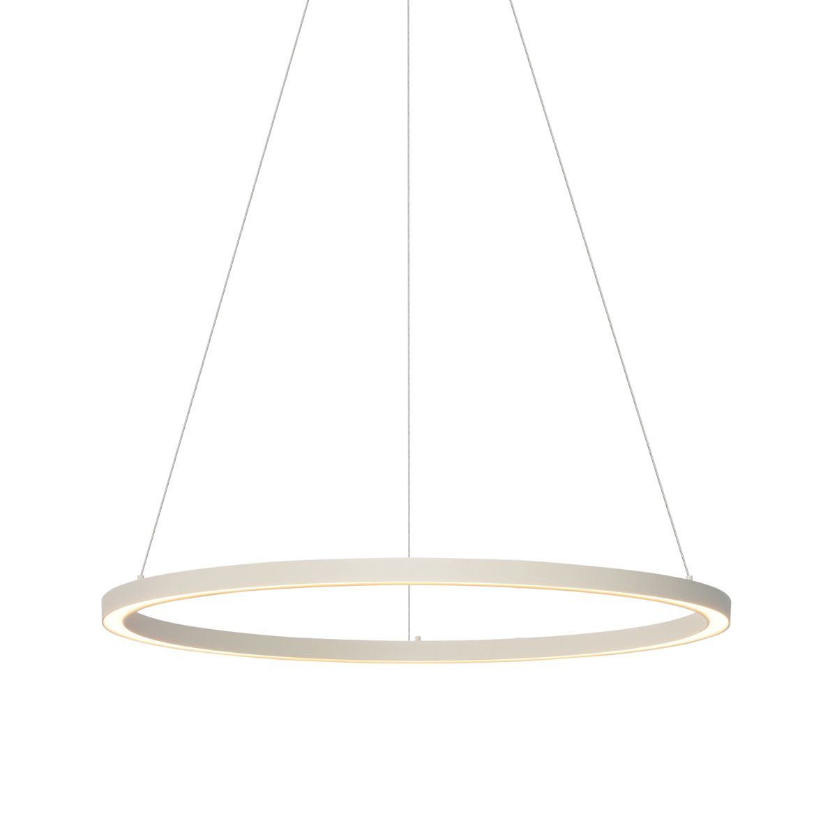 Design hanglamp beige 80cm incl. LED 3-staps dimbaar - Girello