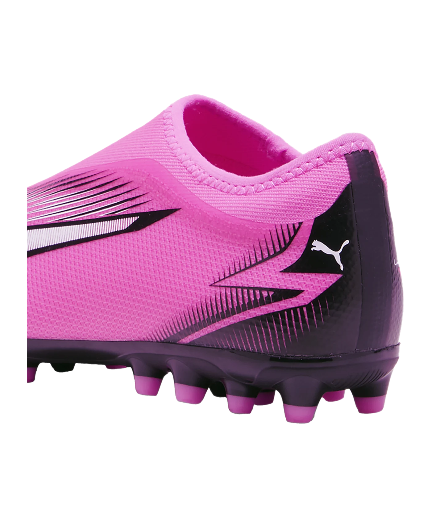 PUMA ULTRA Match LL MG Phenomenal Jr Kids Pink Weiss Schwarz F01