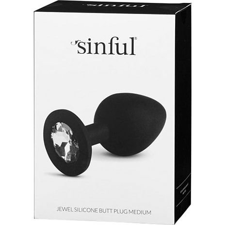 Sinful Jewel silikone butt plug medium